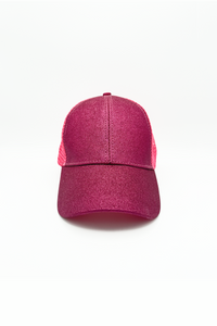 Glitter PonyCap® – Shimmer Cotton Ponytail Cap