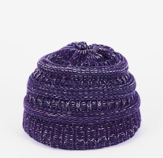 PonyCap® Kids Beanie – Cozy Ponytail Knit Hat