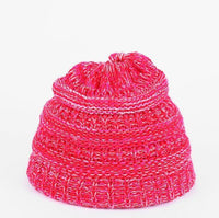 PonyCap® Kids Beanie – Cozy Ponytail Knit Hat