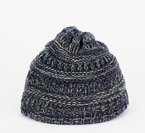 PonyCap® Kids Beanie – Cozy Ponytail Knit Hat