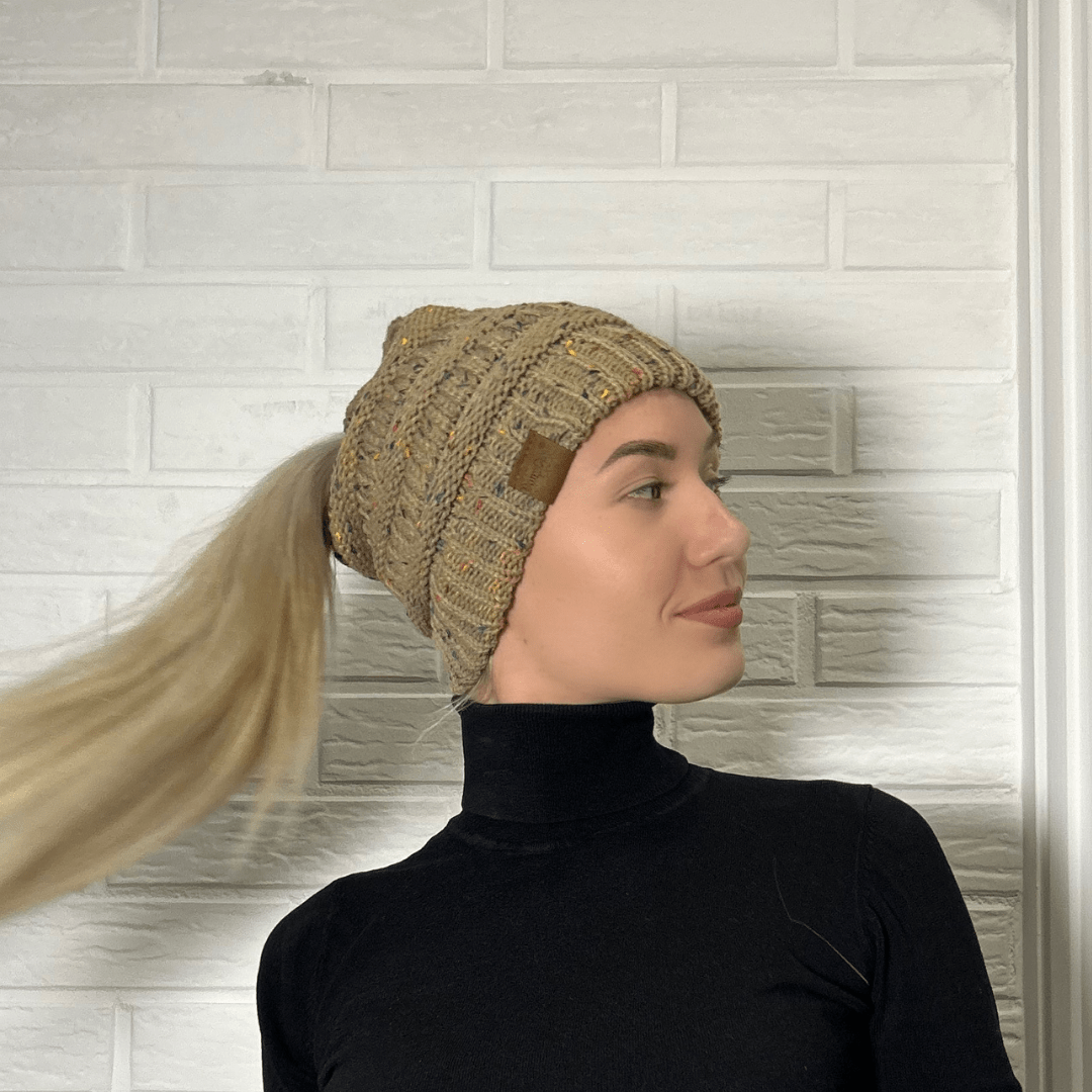 Confetti PonyCap® – Premium Ponytail beanie