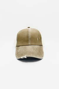 Vintage PonyCap® – Washed Cotton Ponytail Cap