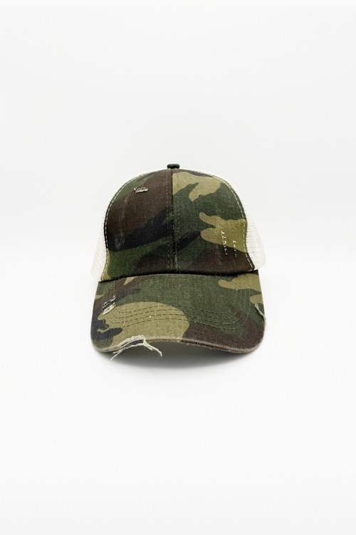 Vintage PonyCap® – Washed Cotton Ponytail Cap