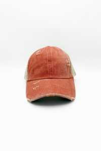 Vintage PonyCap® – Washed Cotton Ponytail Cap
