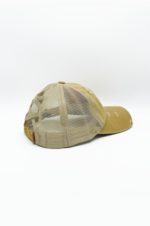 Vintage PonyCap® – Washed Cotton Ponytail Cap